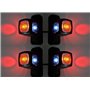 VNVIS 4x feux de position latéraux orange blanc rouge 12V 24V LED lampe la camion caravane camping camion remorque