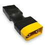 1 adaptateur haut de gamme XT90 mâle vers Traxxas TRX femelle 12 AWG 3