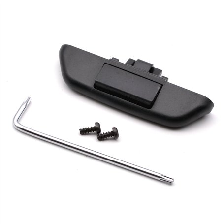 HAOTOM Poignée d'occultation du toit ouvrant arrière Noir Pour Audi Q7 2007 2008 2009 2010 2011 2012 2013 2014 2015 4L0898924