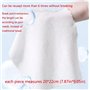 Ougeer jetables Nettoyage Serviette de Visage, tissu non tissé jetable Essuie-glace Gants de Toilette, maquillage du visage Cous
