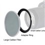 Fanzr Lot de 2 bagues d'adaptation pour filtre d'appareil photo 82 mm à 77 mm Aluminium de qualité supérieure
