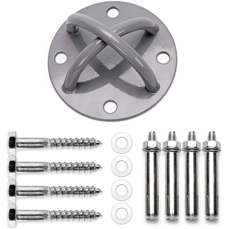 jiuzcare Crochet De Plafond Mural pour Sangles de Suspension Crochet de Montage Mural Suspension à Montage Mural Ancrage de Plaf