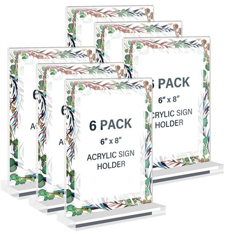 Présentoir de Table A5: 6 Pièces Porte Affiche A5