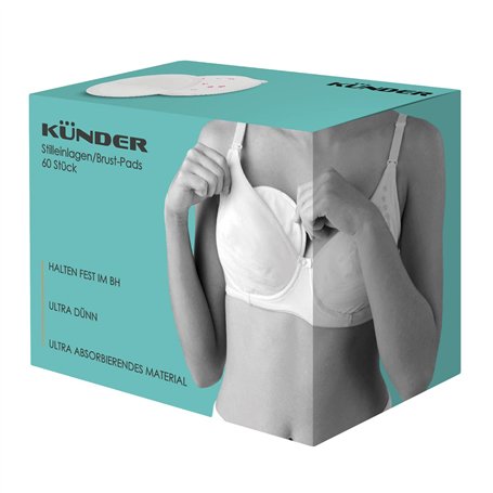 Invisible sous les vêtements coussinets d'allaitement 60 coussinets d'allaitement jetables - jour et nuit Extrafins et très Abso