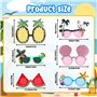 Tropicales Hawaïennes Lunettes de Fête Drôles