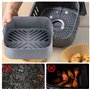 JOPHEK Moule Silicone Air Fryer Set, 5 Pack Accessoires pour Friteuses - Panier Friteuse Silicone Air Fryer, Air Fryer Accessoir
