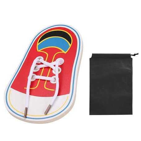 MEMOFYND 1 planche d'exercice en bois avec 1 sac de rangement