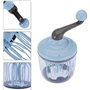 Wifehelper Type Manuel de Fabricant de Mousse de Fouet de Crème d'Oeufs, Outil Manuel De Cuisine De Batteur d'Oeufs 1100ml