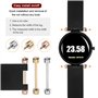 sourcing map 2pcs Montre Vis Tube Tige 22mm Intérieur Dia Acier Inoxydable Acier Montre Bracelet Épingles, Argent Ton