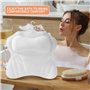 Coussin Baignoire, Coussin de Baignoire,Coussin Baignoire Adulte avec technologie 4D air mesh et avec 6 ventouses antidérapantes