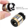 Objectifs Achromatiques, 10X 185 Objectif Achromatique pour Microscope Biologique 160/0.17, Lentilles Achromatiques