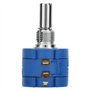 Potentiomètre multitours, potentiomètre multitours de précision 2W 5K Ohm à résistance réglable, 3590S-2-502L, réglage de la ten