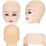 JJiaoLinin Bonnet Chauve en Latex pour Maquillage,Calotte Chauve Latex Calottes Chauves Casquettes Chauves Bonnet pour Carnaval 