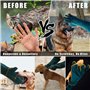 YanBous Gants Anti-Morsure pour Animaux, 40 cm Gants de Travail Anti-Morsure - Gants Robustes pour Animaux, Idéal pour la Soudur
