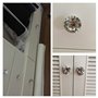 Gearmax® 30mm Poignées Boutons Transparent Diamant Cristal Verre Portes Meuble Tiroir Placard Décoration 10 pièces/Set(Transpare