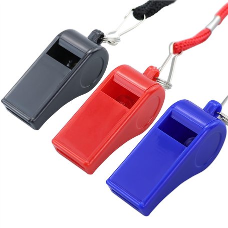 Lot De 3 Sifflets Avec LanièRe