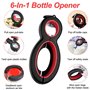 Maxentico 2 Pièces Ouvre Bouteille, 6 en 1 Ouvre-Boîte de Soda et Ouvre-Bouteille de Bière, Ouvre Boite de Conserve Multifonctio