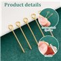 PH PandaHall 200pcs 20mm Clous Tête Ronde Broches de Tête en Laiton, 0.7 mm Broche à œil Ouvert pour la Fabrication Artisanale d