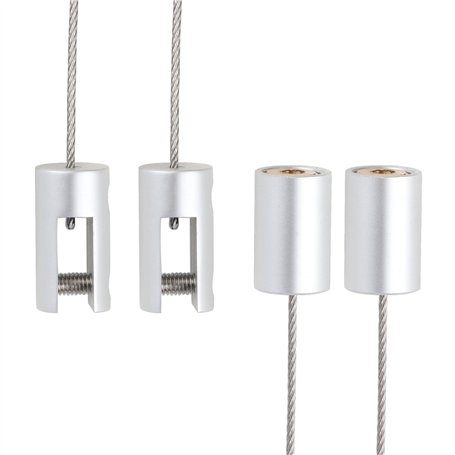 TOPNIKE Lot de 2 présentoirs malléables à suspendre au plafond pour affiches