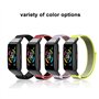 Niboow Nylon Bracelet Compatible avec Huawei Band 6/Honor Band 6, Souple Réglable Sport Strap, Remplacement Respirant Tissé Doux