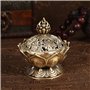 Mrisata Bol de brûleur d'encens à Reflux Vintage, Porte encens Lotus encensoir à Charbon cendrier pour cône de Poudre ou encens 