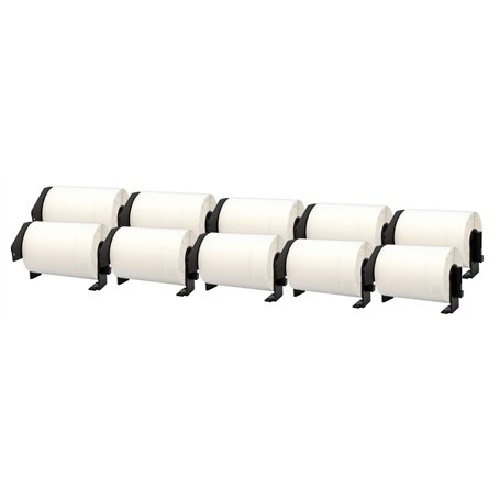 10x DK-11241 102 x 152 mm Compatibles Étiquettes d'expédition (200 Étiquettes par Rouleau) pour Brother P-Touch QL-1050