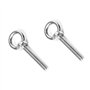 Dtoterul Anneau de Levage M10 - 4 Pièces Boulons à Oeil en Acier Inoxydable 304 - Vis de Levage à Filetage Mâle