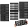 Lot de 3 grilles de cuisson réglables - 20 cm de large - Grille universelle de rechange pour barbecue - Grilles de cuisson unive