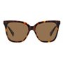 Polaroid Lunettes de Soleil PLD 4155/S/X 086 55/17/145 Femme Sunglasses, 086/SP Havana, 55 Unisex