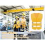 Abiyou 10 Pcs Gilet de Sécurité Réfléchissant,Gilet Réfléchissant,Gilet De Sécurité Haute Visibilité,Gilet Haute Visibilité Fluo