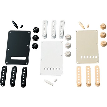 Fender "Stratocaster Accessory Kit" Set d'accessoires pour Stratocaster - Noir