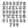 Lot de 37 broches en forme de lettres l'alphabet pour pins crocs charms chaussures,Hommes décorations,personnalisées, pour garço