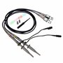 Chesoon Sonde d'oscilloscope P6100 100 MHz avec kit complet de cordons de test BNC vers Minigrabber