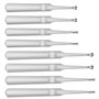 Chudian 8pcs cuir bricolage groover en forme U V outils de cuir à la main