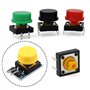 YIXISI 120 pièces (12 x 12 x 7.3mm) Interrupteurs à bouton-poussoir tactiles, Kit d'assortiment d'interrupteurs, bouton-poussoir