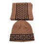 Michael Kors Ensemble écharpe et bonnet pour homme - Écharpe d'hiver - Bonnet en laine - Bonnet d'hiver - Taille unique - Laine