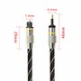 GELRHONR Câble Toslink vers Mini Toslink, 3,5 mm, câble audio numérique optique SPDIF, fibre optique pour haut-parleur DVD TV, 1
