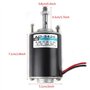 Moteur à aimant permanent - Moteur CC à aimant permanent à grande vitesse CW/CCW 30W pour générateur DIY (12v, 3000 tr/min) gene