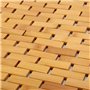 VIFERR Tapis de Bain, Tapis de Sol Antidérapant en Bois Tapis de Douche pour Salle de Bain, Toilettes, Chambre, Cuisine