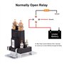DollaTek Haute Courant Relais Démarreur 500AMP DC 12V 4 Broches SPST Voiture Auto Démarrage Contacteur Double Batteries Isolateu