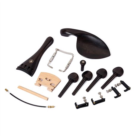 Alnicov Kit de 15 pièces pour violon 4/4 - Accessoires pour violon 4/4