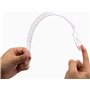 Jieddey Règle Incurvée,Règles de Couture Règle Métrique Française Règle Flexible Maître Modèle Fabricant Règle pour Couture Modè