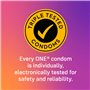ONE® Mixed Pleasures Lot de 12 préservatifs | Six styles uniques | Végétalien, sans OGM, latex de caoutchouc naturel