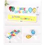 Bougie D'anniversaire Sucrée Coloré Joyeux Anniversaire Alphabet Bougies Et Ballon Bougies Kit Pour Cupcake Toppers Gâteau Décor