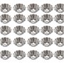 Yxmohala Lot de 25 moules à gâteau réutilisables en acier inoxydable