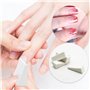 Lot de 50 éponges de maquillage réutilisables pour nail art, éponge de maquillage triangulaire, outil de beauté