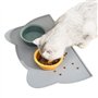 1 tapis de nourriture pour animaux de compagnie