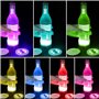 TAFACE Lot de 8 autocollants lumineux universels pour bouteille de boisson, 3 modes d'éclairage, convient pour les fêtes de mari
