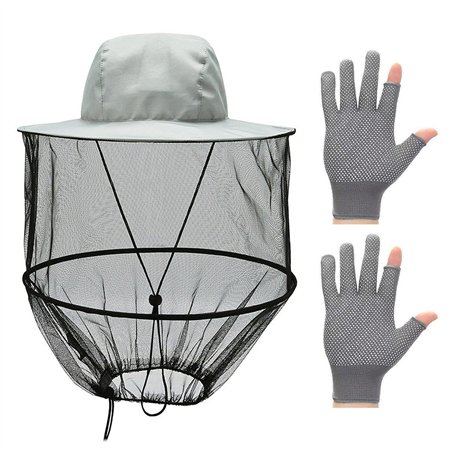 1 Chapeau De Pêche Anti-Moustique