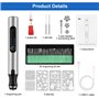 Weinsamkeit Stylo Graveur Électrique, Kit de Outil de Gravure USB Rechargeable avec 37 Bits et 5 Pochoirs Mini Perceuse Sans Fil
